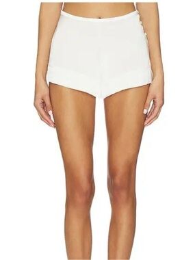 Kat The Label Billie Shorts- Ivory